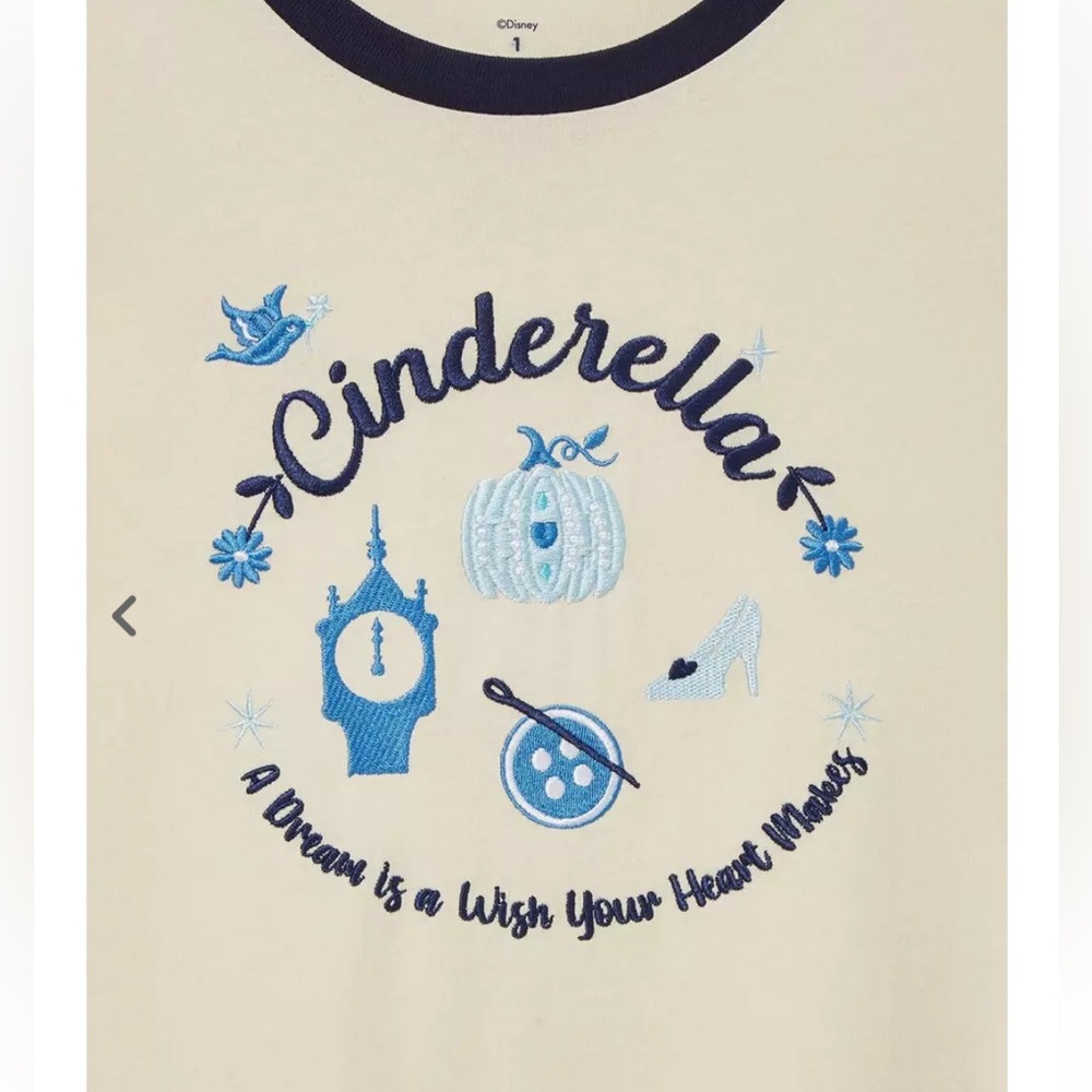 Cinderella Ringer Tee - Picture 2 of 2